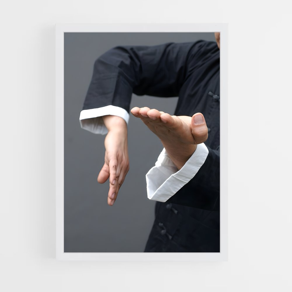 Poster Duel d'Artistes – affiche Wing Chun (vue 3)